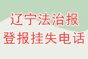 辽宁法治报登报电话_辽宁法治报登报挂失电话